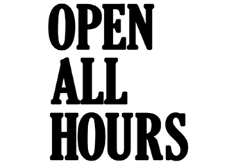 Open All Hours Non-Flex Meet and Greet logo