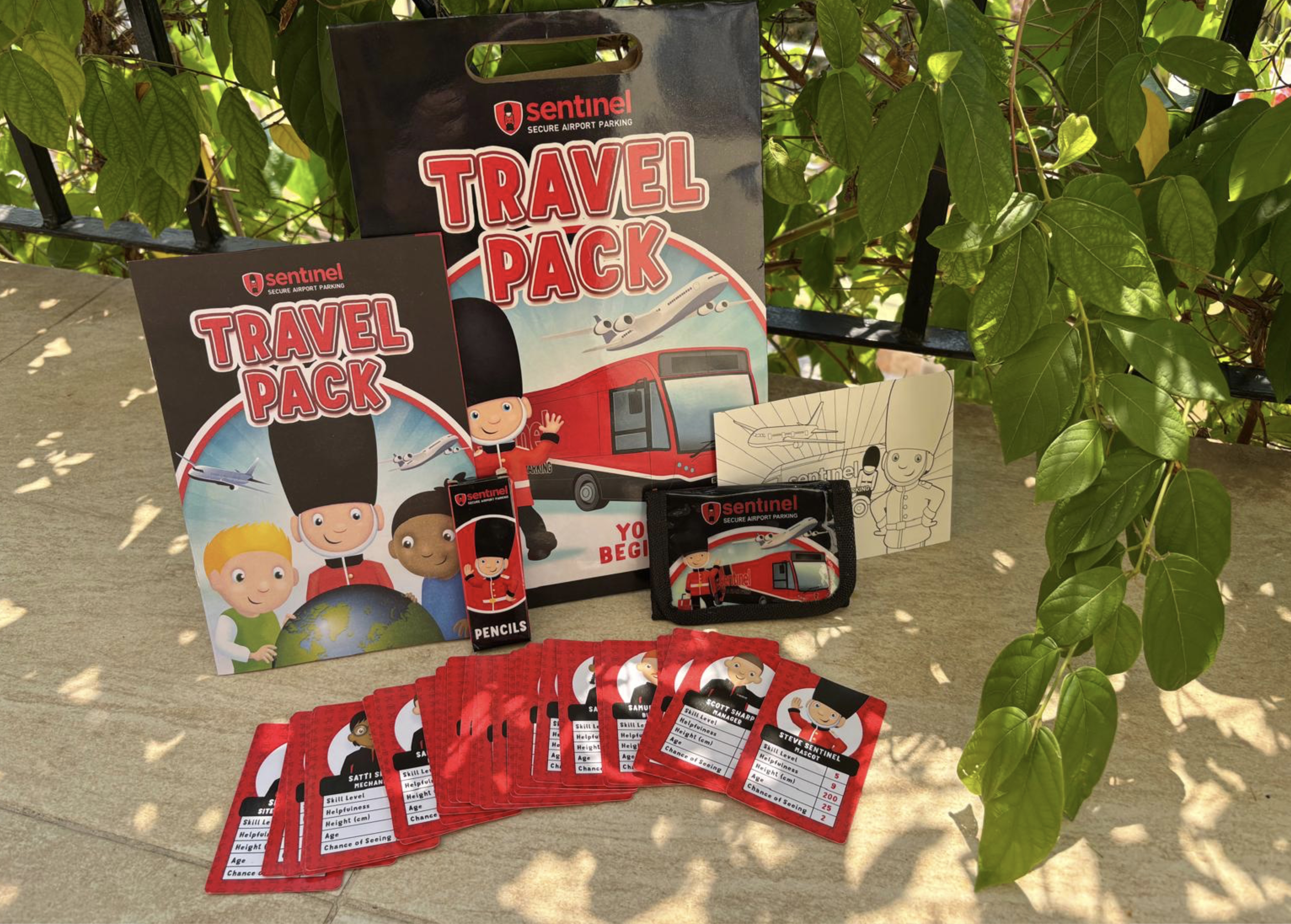 Travel pack for kids from Sentinel Car Park
