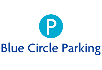 Blue Circle Heathrow Park and Ride T4 logo