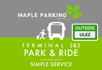 Maple Parking Express Park and Ride T2 and T3 logo