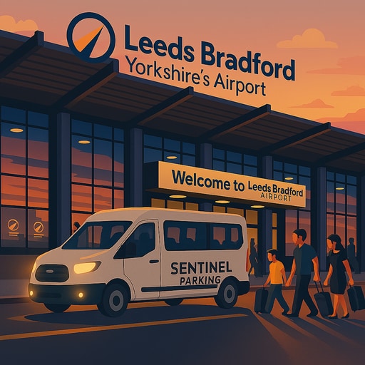 Sentinel Car Park at Leeds Bradford Airport - cheap parking, great reviews and top-notch security