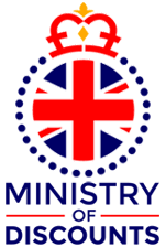 In association with Ministry of Discounts Ministry of Discounts logo
